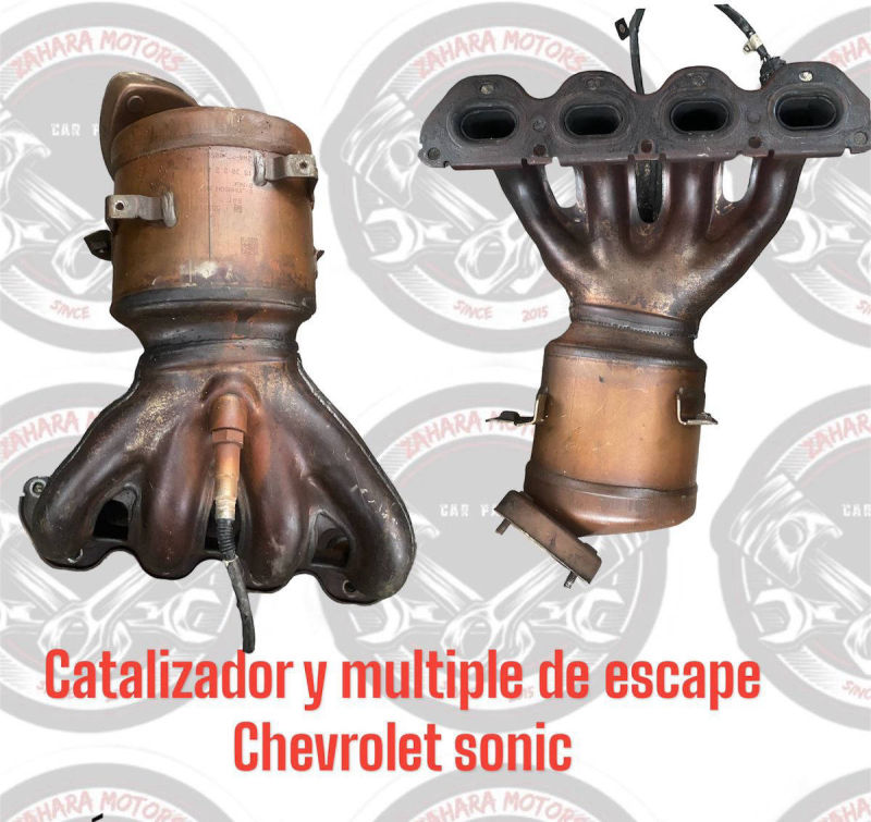 Catalizador y multiple de escape de Chevrolet Sonic - Zahara Motors Bucaramanga